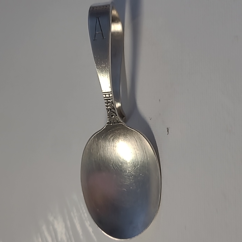 Vintage community plate  baby spoon 3.5"